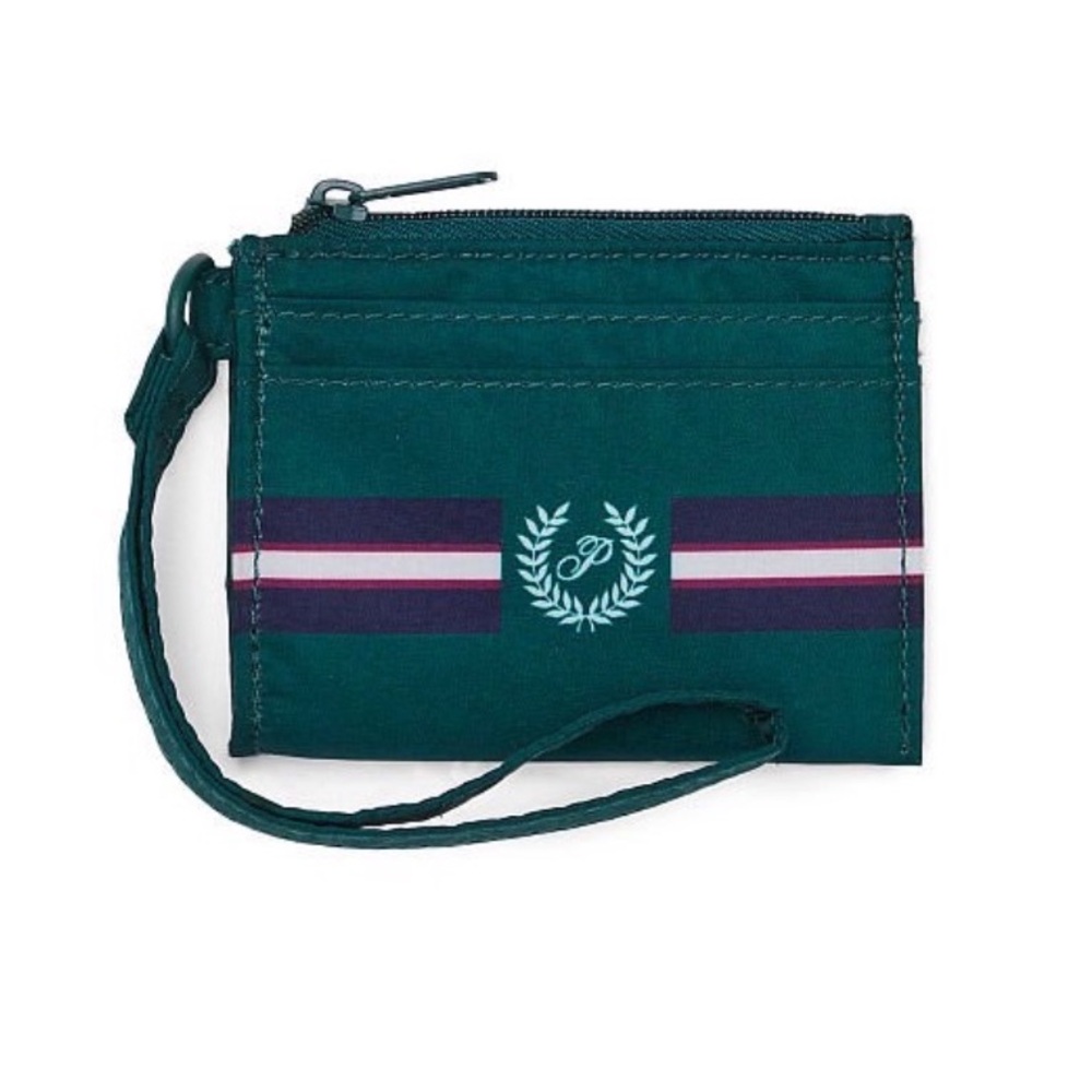 Pink VS card holder with zipper